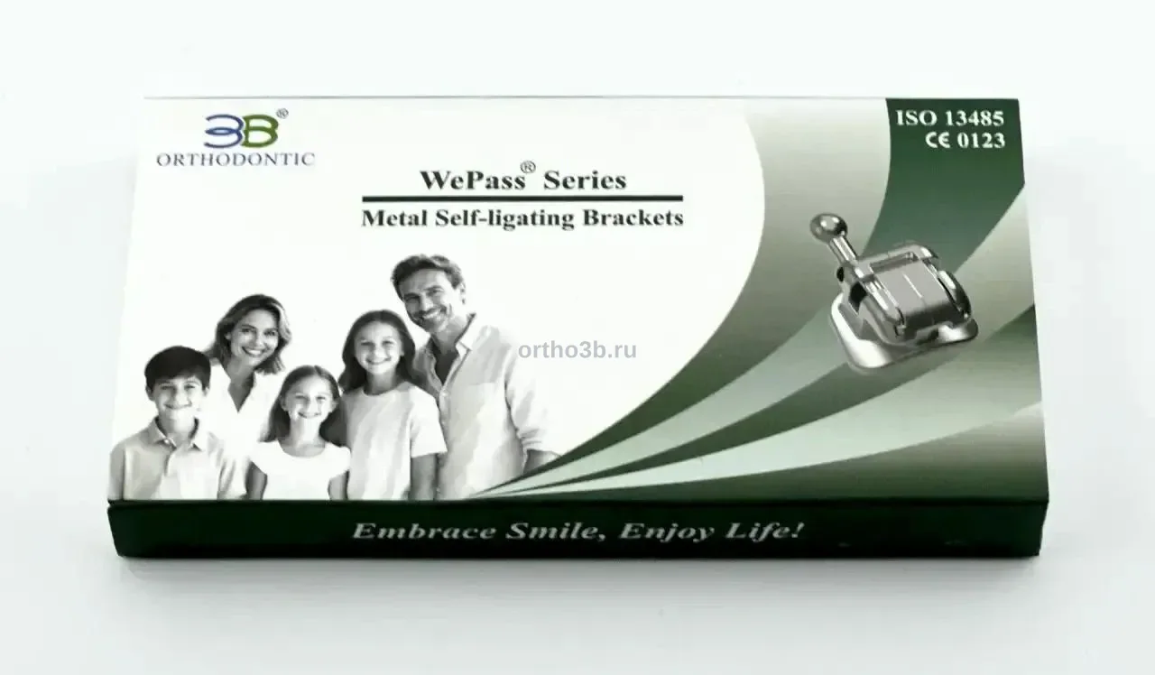 WePass Series — металлические самолигирующие брекеты