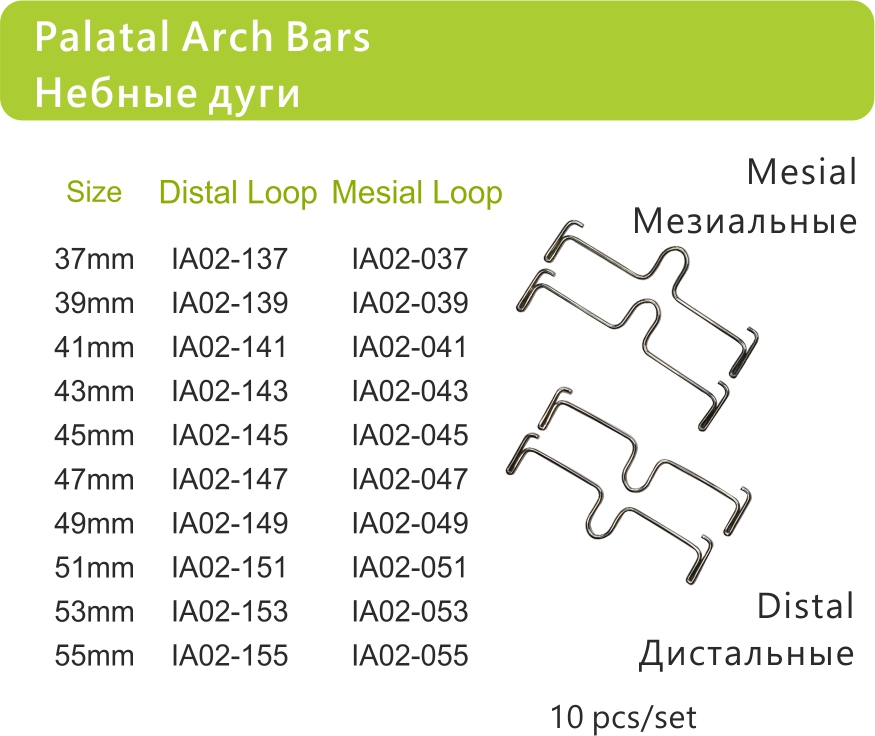 108 Palatal Arch Bars